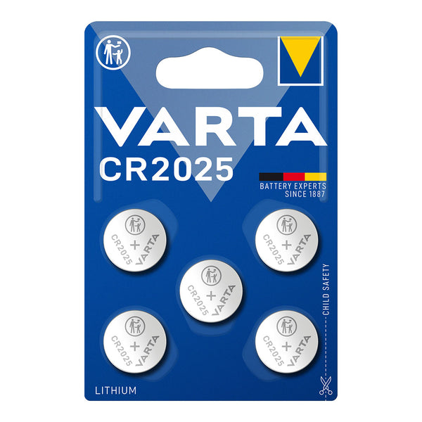 Lithium Microbattery Cr2025 3V Varta (Blister 5 Units,) Ø20.0X2.5Mm