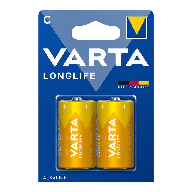 Pila Alkalina Varta C - Lr14 Longlife (Blister 2 Unid,) Ø26,2X50Mm