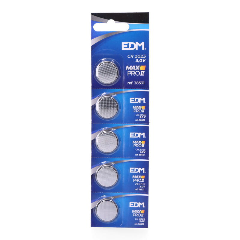 Micro Lithium Button Battery Max-Pro Edm Cr2025 3V Ø20X2.5Mm