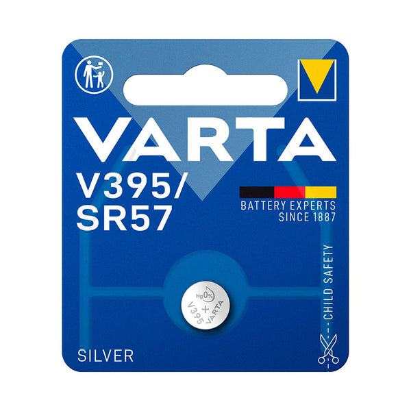 Micro Pila De Boton Varta Silver Sr57 - V395 1,55V (Blister 1 Unid,) Ø9,5X2,73Mm