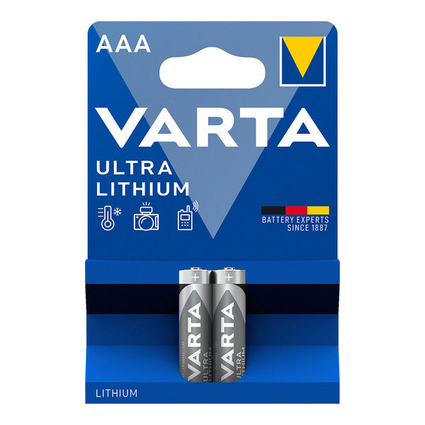 Varta Ultra Lithium Aaa Battery - Lr03 (Blister 2 Units,) Ø10.5X44.5Mmi