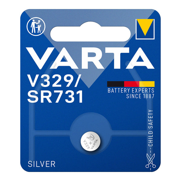 Varta Silver Sr73 Micro Button Battery - V329 1.55V (Blister 1 Unit,) Ø7.9X3.1Mm