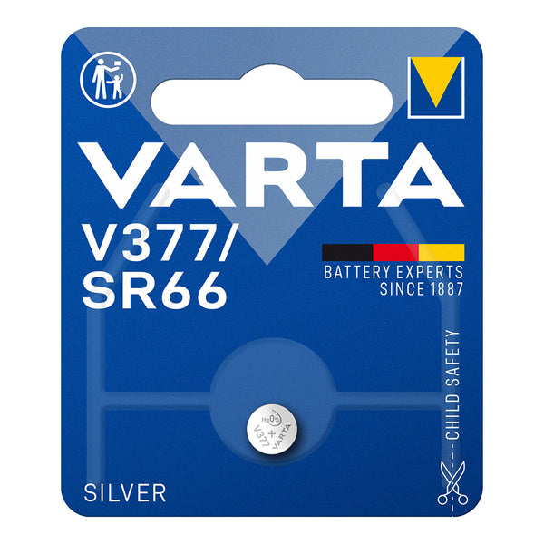 Micro Pila De Boton Varta Silver Sr66 - V377 1,55V (Blister 1 Unid,) Ø6,8X2,5Mm