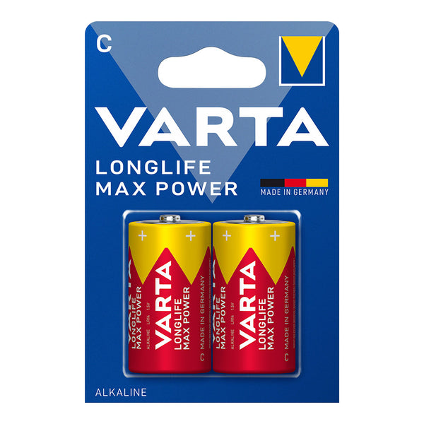 Varta Long Life Max Power C Battery - Lr14 (Blister 2 Units,) Ø26.2X50Mm