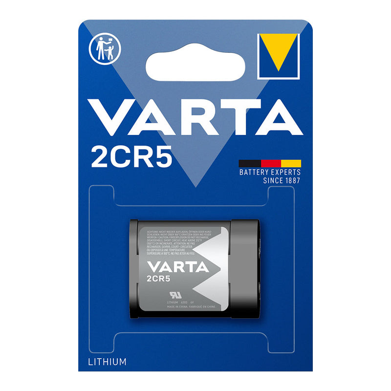 Varta Lithium Battery 2Cr5 6.0V (Blister 1 Unit,) 45X17X34Cm