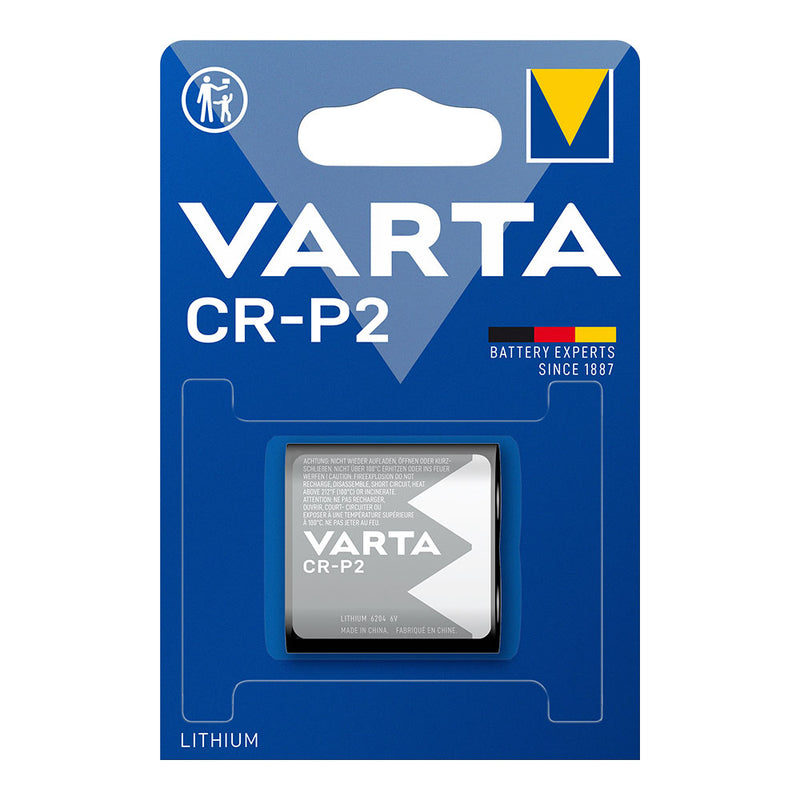 Varta Lithium Cr-P2 6V Battery (Blister 1 Unit,) 34.5X19.5X35Mm