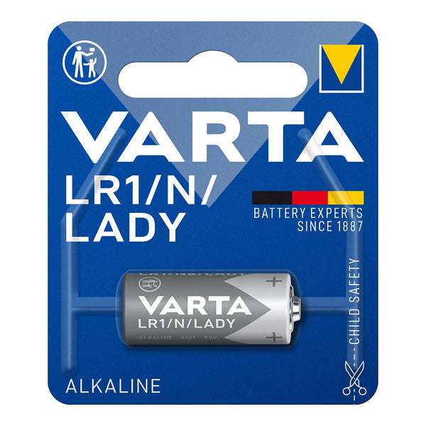 Varta Alkaline Battery Lr1 Lady 1.5V (Blister 1 Unit,) Ø12X30.2Mm