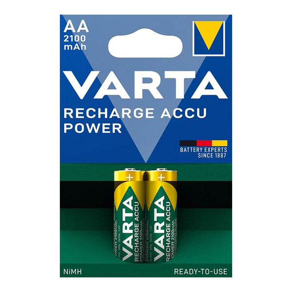 Blister 2 Pilas Aa 2100Mah  Recargable  Accu Power Varta