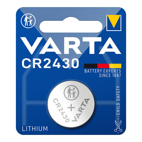 Varta Cr2430 3V Battery (Blister 1 Unit,) Ø24.5X3Mm