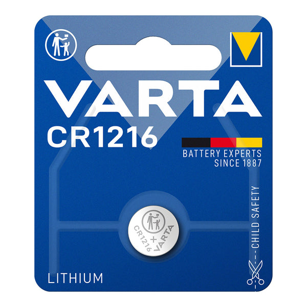 Pila Varta Lithium Cr1216 3V (Blister 1 Unid,) Ø12,5X1,6Mm