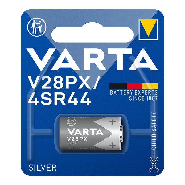 Varta Silver V28Px / 4Sr44 6.2V Battery (Blister 1 Unit,) Ø13X25.2Mm