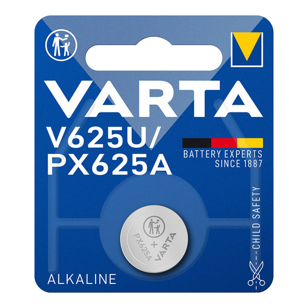 Varta Alkaline V625U 1.5V Micro Button Battery (Blister 1 Unit,) Ø16.0X6.2Mm