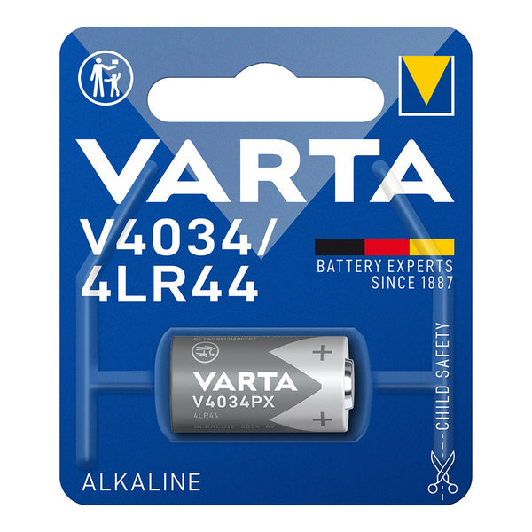 Pila Varta Alkalina V4034Px / 4Lr44 6V (Blister 1 Unid,) Ø13X25,2Mm