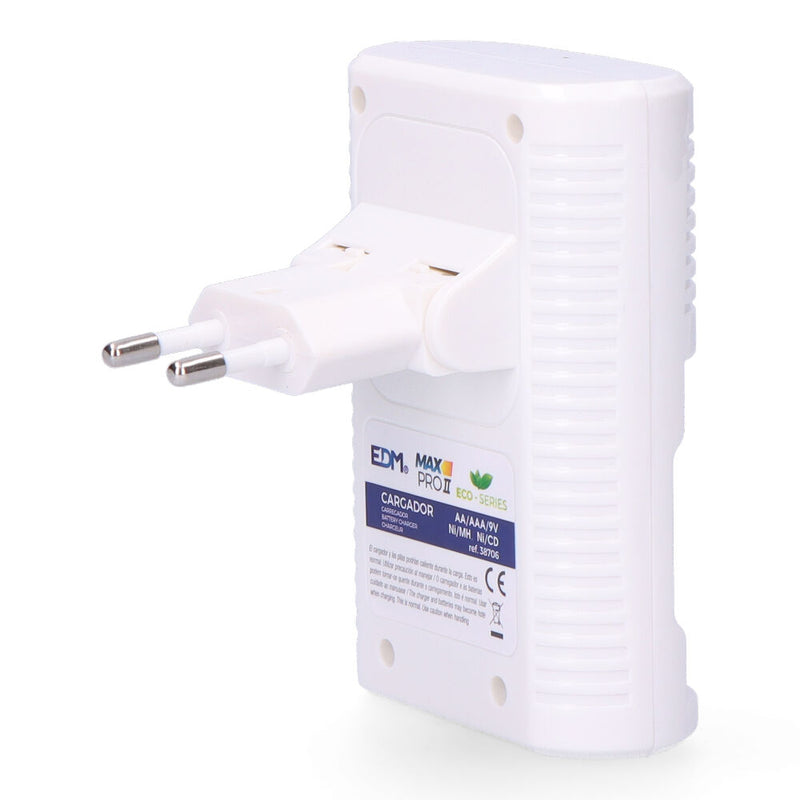 Battery Charger For: 4 AA - AAA - 9V Batteries 220-240V 50Hz (Without Batteries)