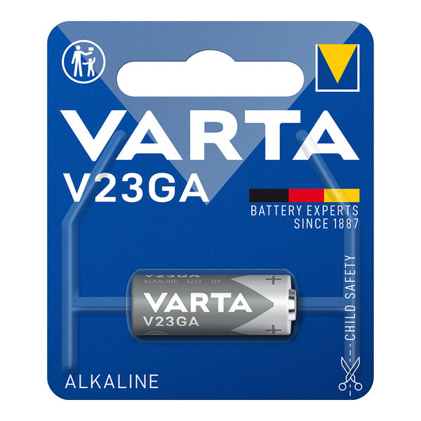 Alkaline Battery V23Ga (23A) 12V Varta For Remote Control (Blister 1 Unit,) Ø10.3X28.5Mm