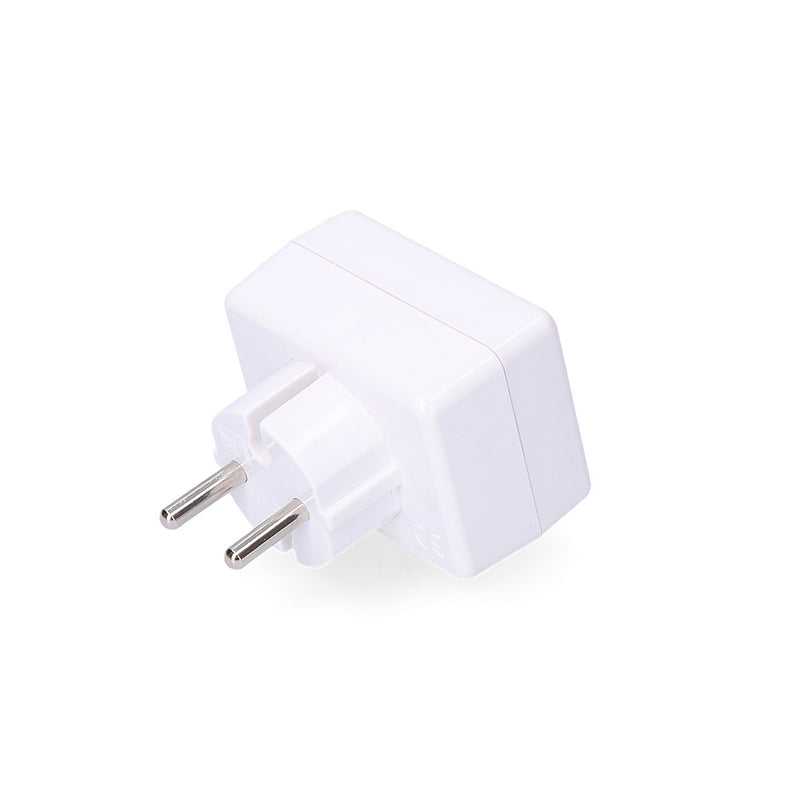 Adaptador Triple 2P 16A 250V Color Blanco Max, 3680W Solera 5113