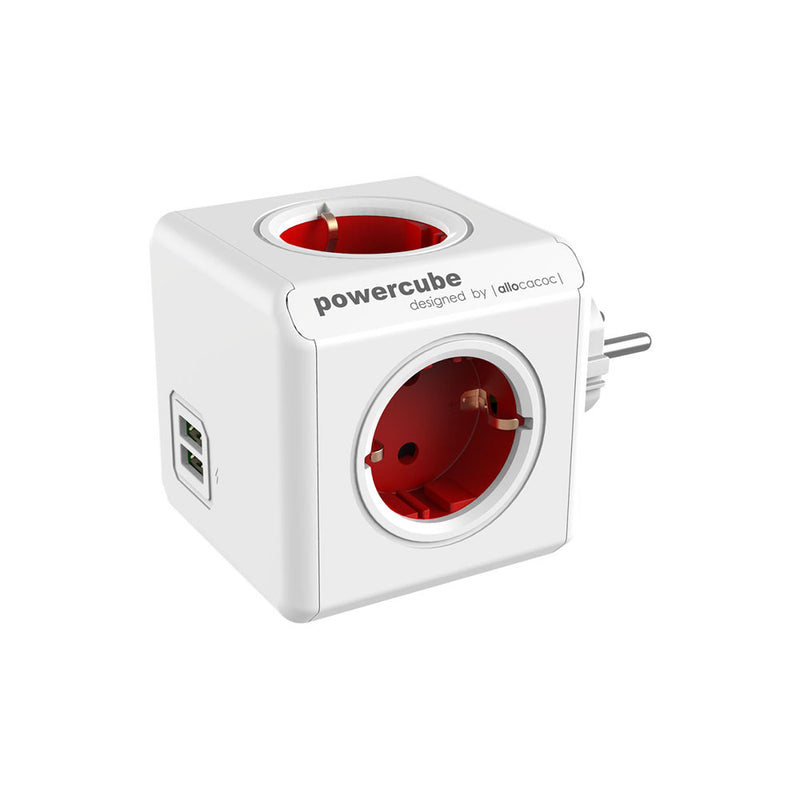 Powercube Original+Usb  4 Tomas De Corriente + 2 Usb 1202 Powercube