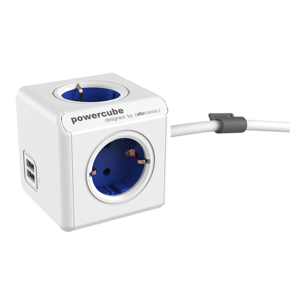 Powercube Extended +Usb 4 Power Outlets + 2 Usb 1402 Powercube