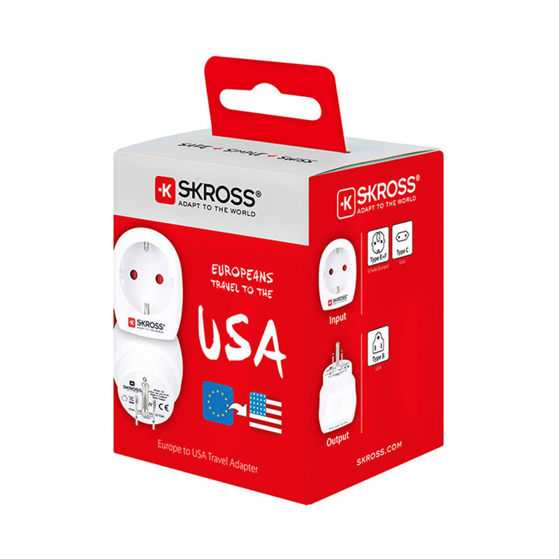 Skross 1500203-E European to US Adapter