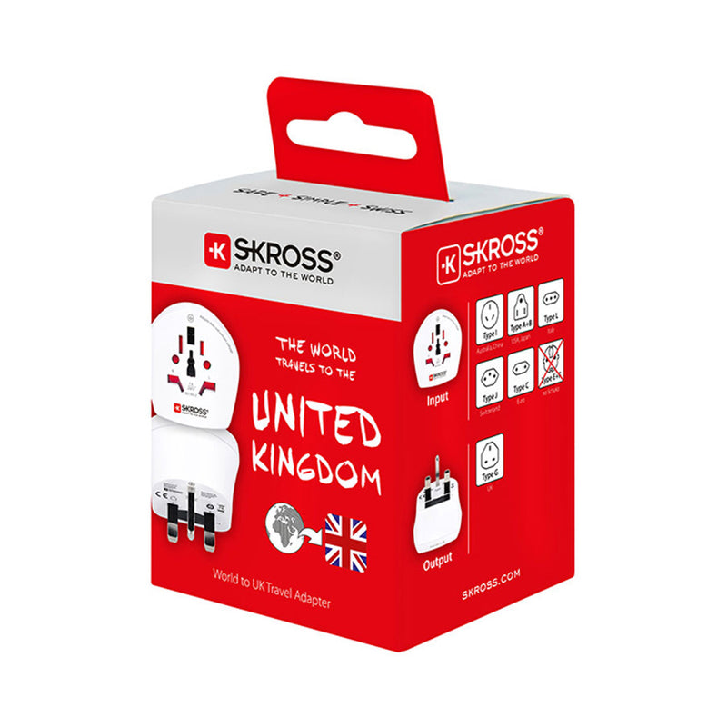 Adaptador Mundial A Reino Unido Skross 1500225-E