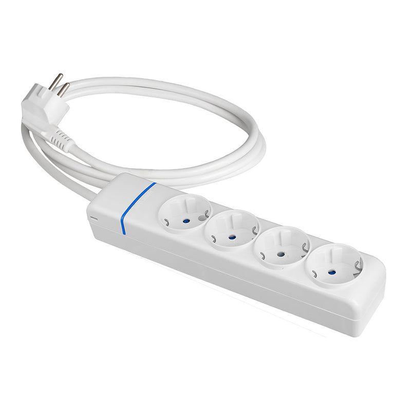 Extension Cord With 4 Sockets 2P+T, 16A 250V 1.5 M Cable H05Vv-F 3G1.5Mm², 8014P Solera