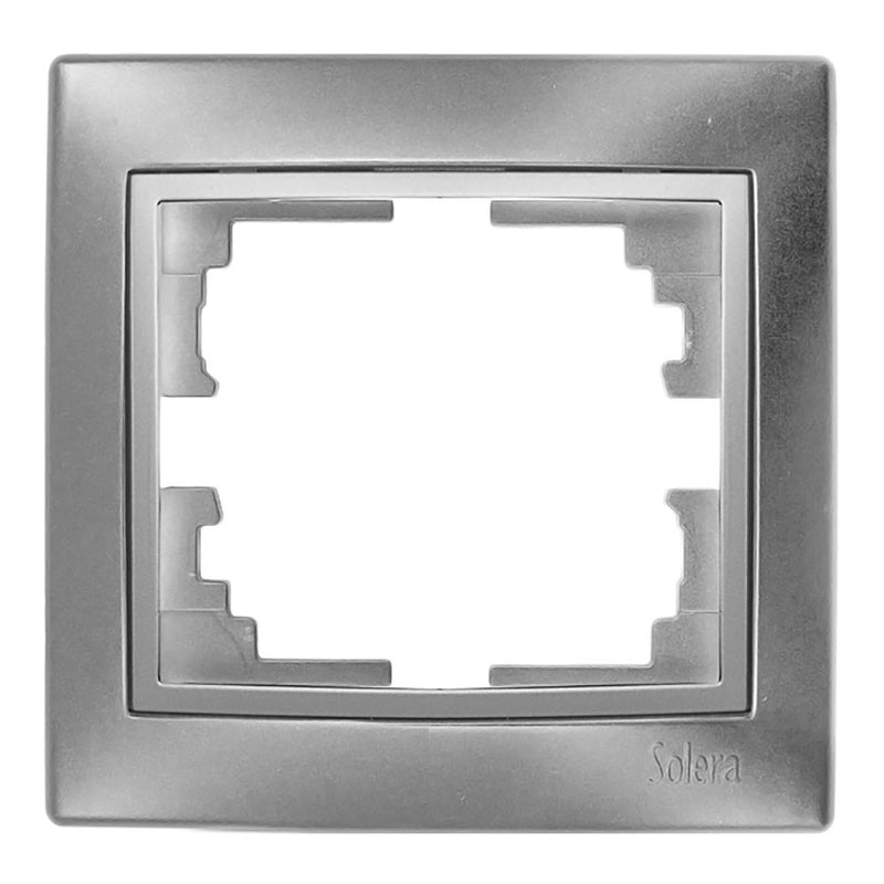 Frame For 1 Element Silver 83X81X10Mm, Europa Solera Series Erp71Au