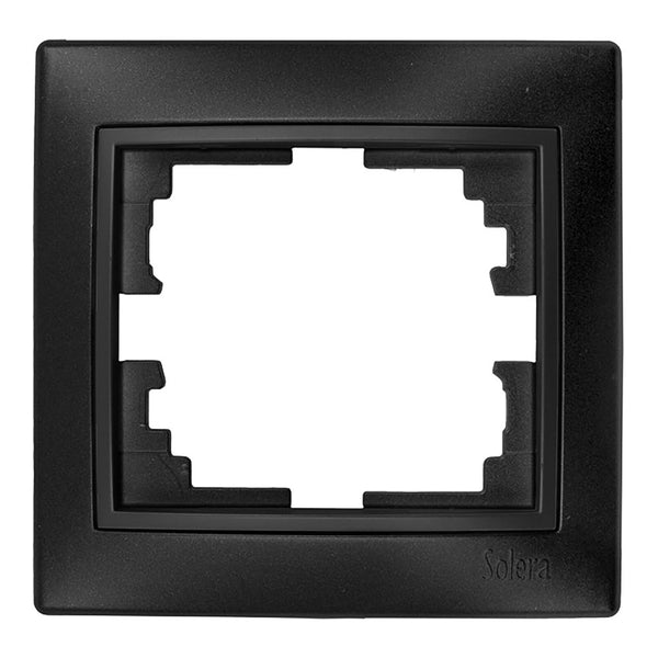 Frame For 1 Element Graphite 83X81X10Mm Europa Series Solera Erp71Ngu