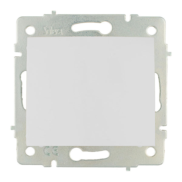 Tapa Ciega De Empotrar Blanco Serie Europa Solera Erp75