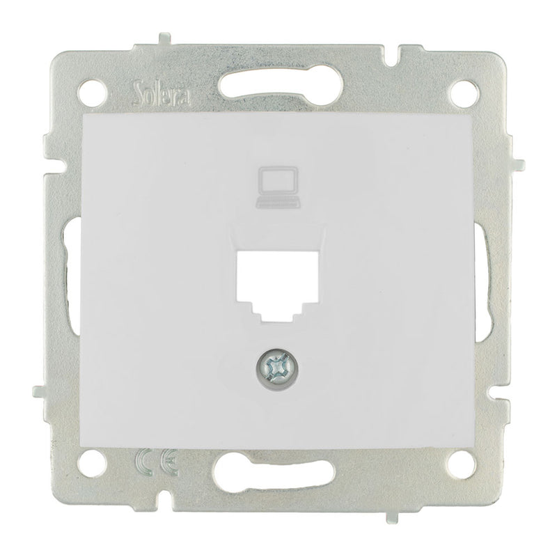 Cover + Chassis For Data Socket Rj45 Series Europa Solera Erp88/1