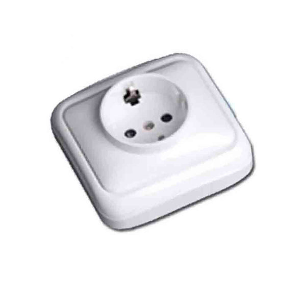 Schuko T/Tl Surface Socket "Spa Series" (Blister Bag)