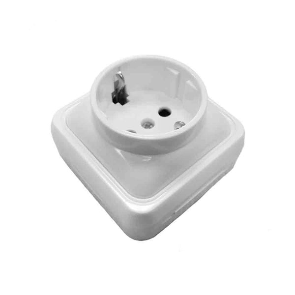 Schuko T/Tl Surface Socket "Onsen Series" (Blister Bag)