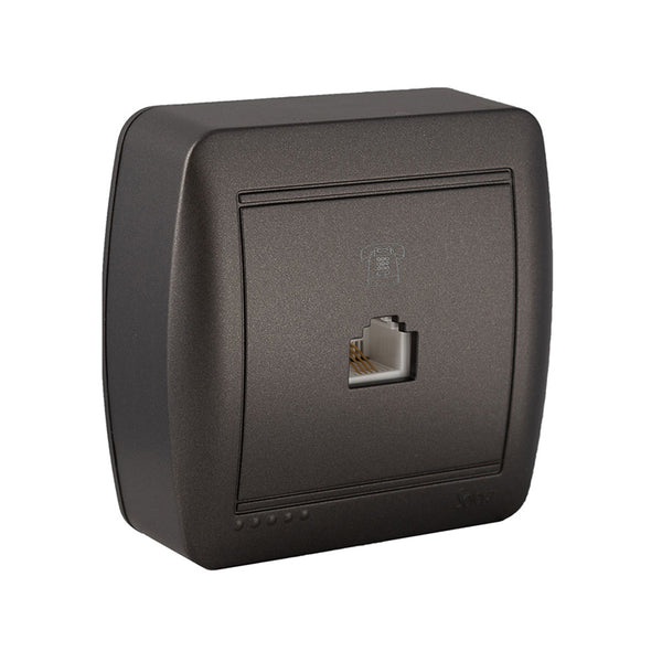 RJ11 Telephone Socket, Surface Mount, Wall Mount Series