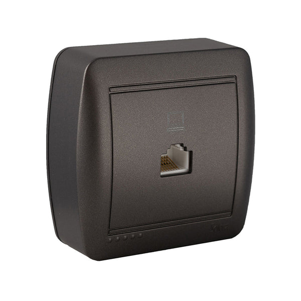 RJ45 Data Socket, Category 5E, Surface Mount, Wall Mount Series