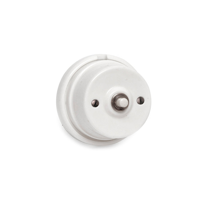 Push Button Mechanism Doorbell Porcelain Surface Vintage Series 10A 250V