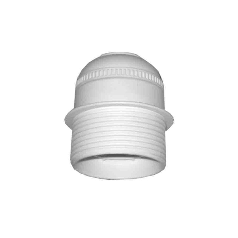 Semi-threaded lamp holder white E27 Solera 6829Ctb