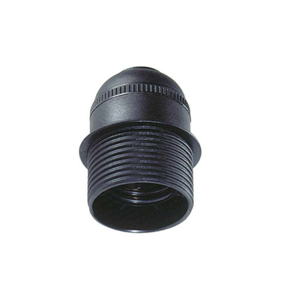 Semi-threaded lamp holder E27 Black Solera 6829Ctn