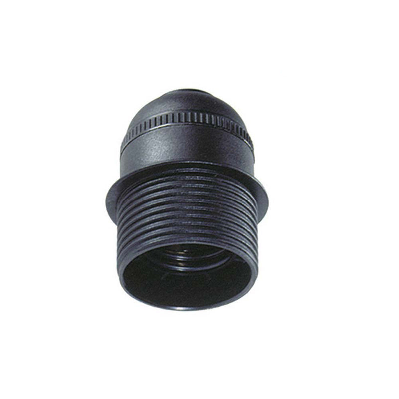 Portalamparas Semiroscado E27 Negro Solera 6829Ctn