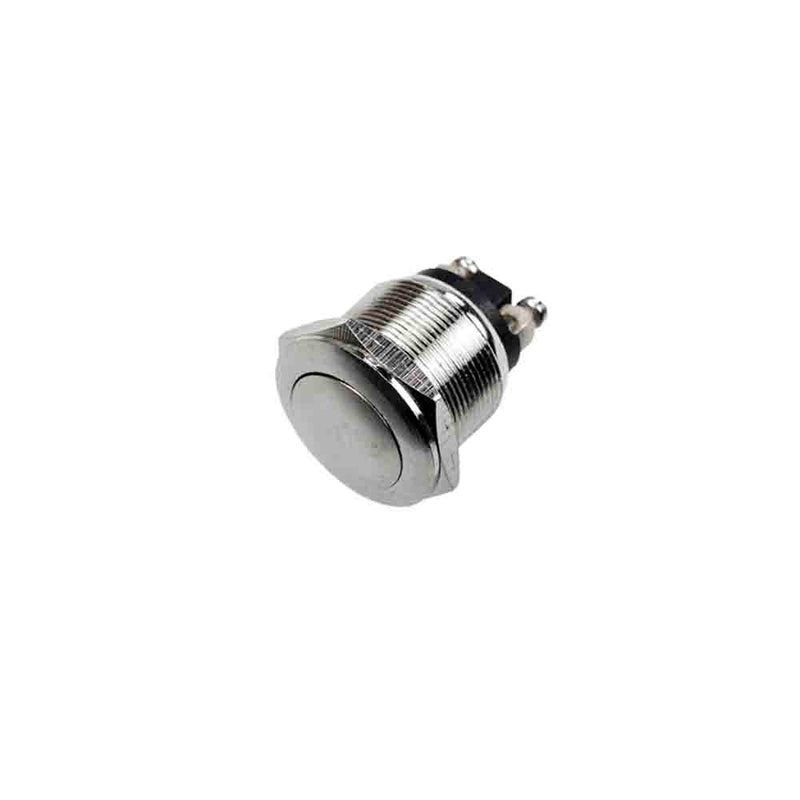 Metal Push Button 2A 250V Chrome