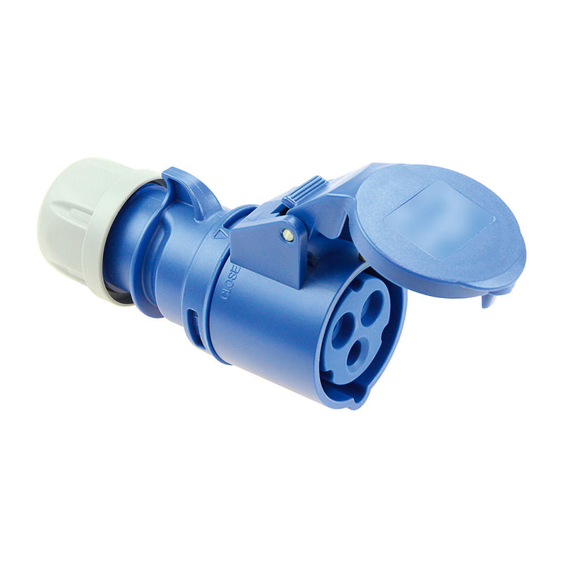 Base Cetac 2 P+T Azul 32A (Retractilado) Solera 903133A