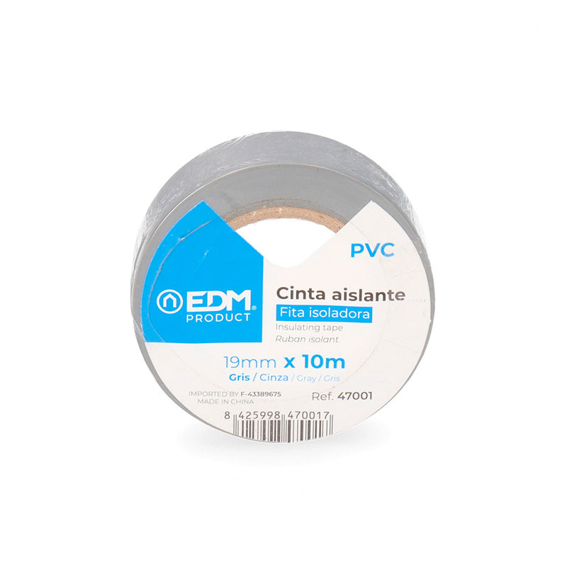 Insulating Tape 10M X 19Mm Gray Edm Quality "Supra"