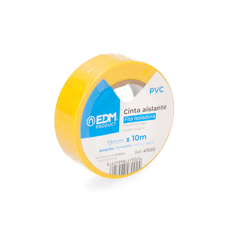 Insulating Tape 10M X 19Mm Yellow Edm Quality "Supra"