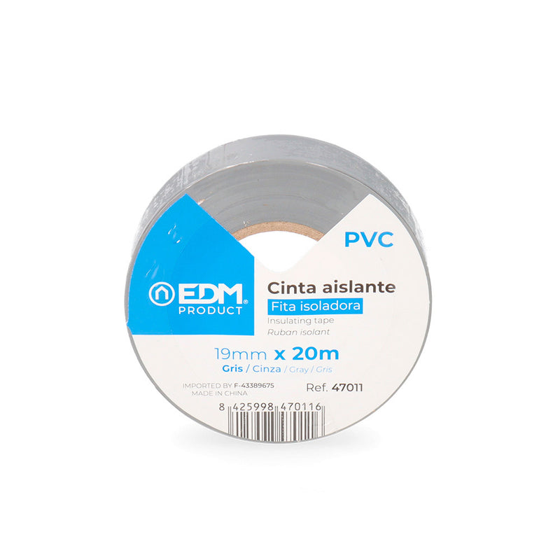 Insulating Tape 20M X 19Mm Gray Edm Quality "Supra"