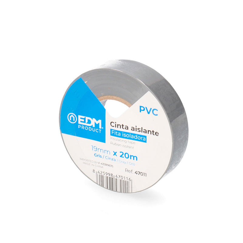 Insulating Tape 20M X 19Mm Gray Edm Quality "Supra"