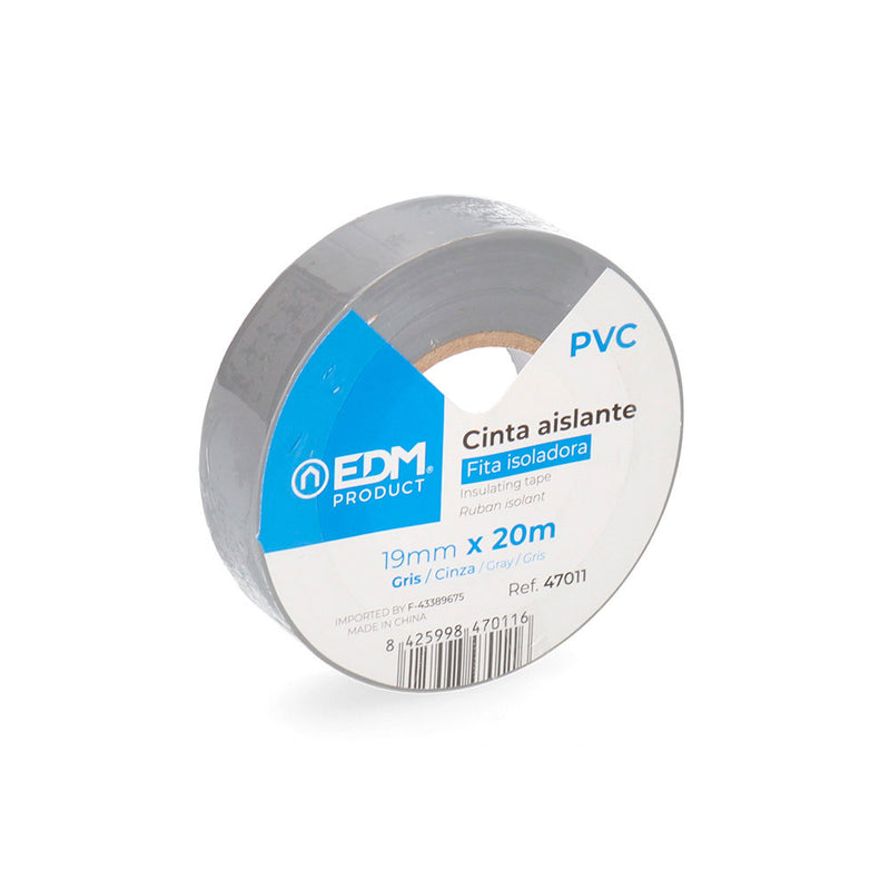 Insulating Tape 20M X 19Mm Gray Edm Quality "Supra"