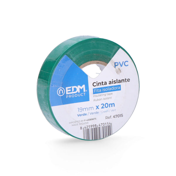 Insulating Tape 20M X 19Mm Green Edm Quality "Supra"