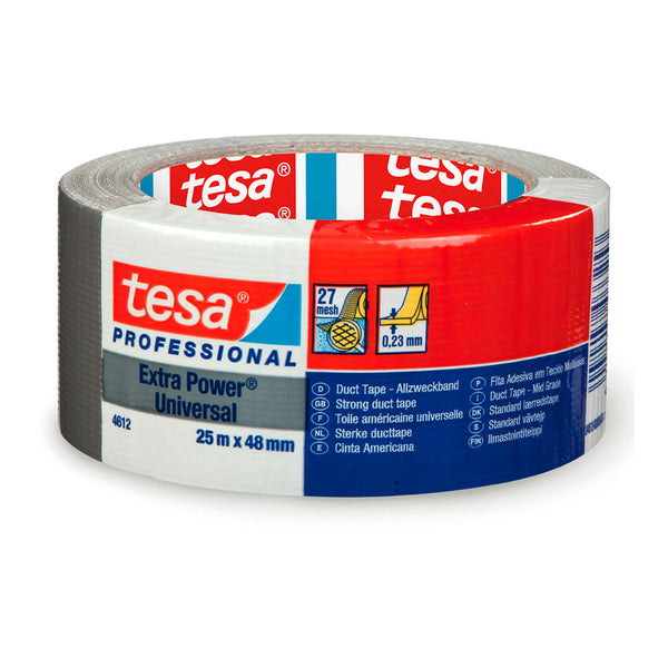 Silver Duct Tape 25M X 48Mm 4612 Tesa