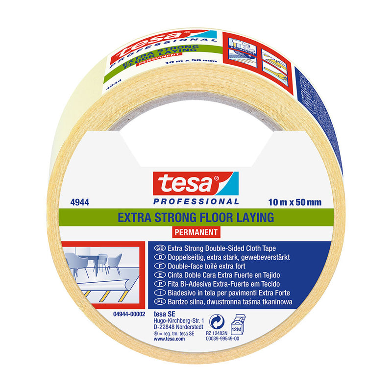 Extra Strong Floor Tape 10M X 50Mm 4944 Tesa