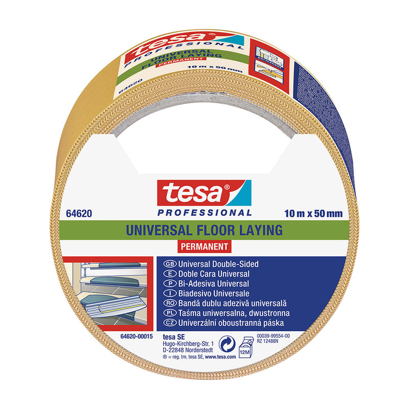 Double-sided tape for floors 10m x 50mm 64620 Tesa