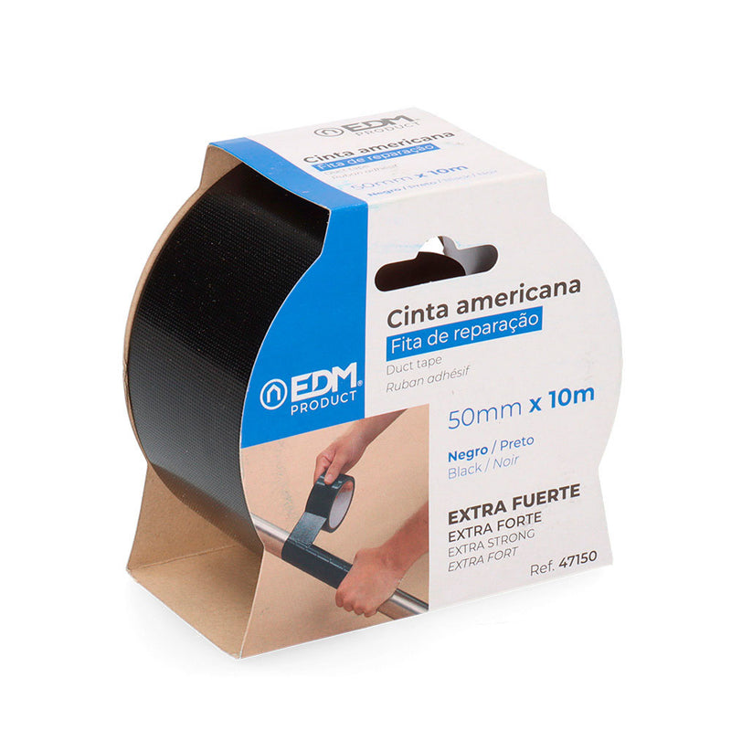 American Multipurpose Tape 10M X 50Mm Black Edm