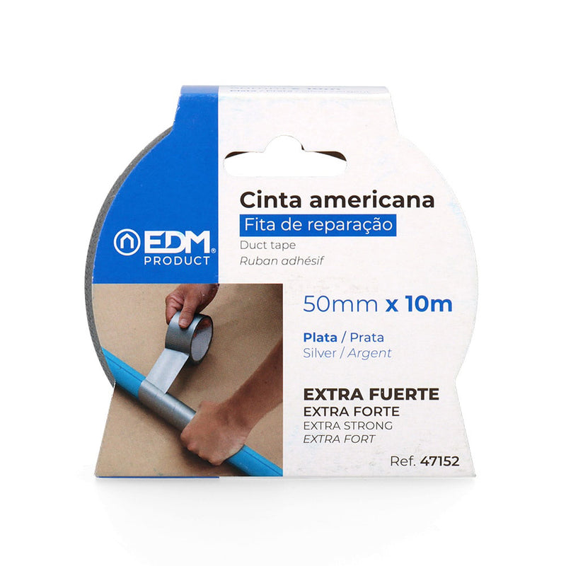 Cinta Multiuso Americana 10M X 50Mm Gris Edm